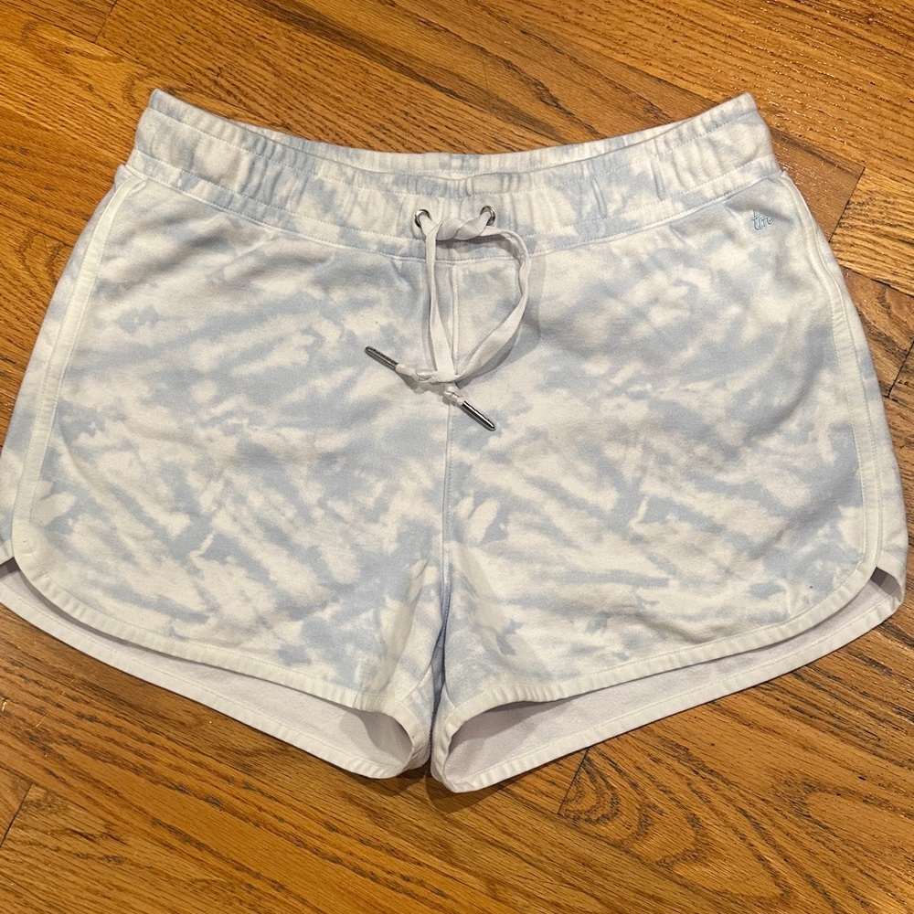 Travis Mathew Women's Light Blue Tie-Dye Athletic Shorts